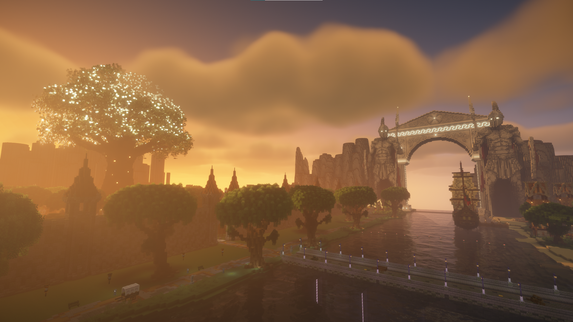 The gates and harbor of Midgarde